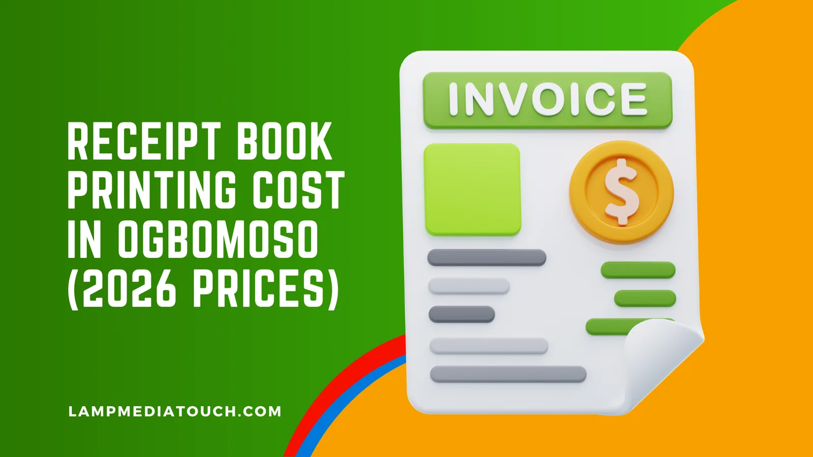 Receipt Book Printing Cost in Ogbomoso (2026 Prices)